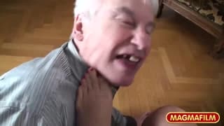 Two sluts for a grandpa