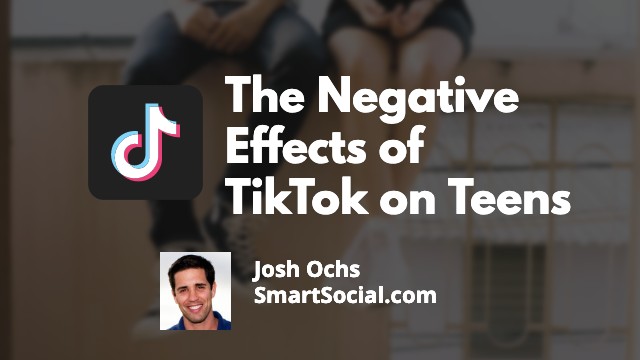 The negative impact of TikTok about teenagers