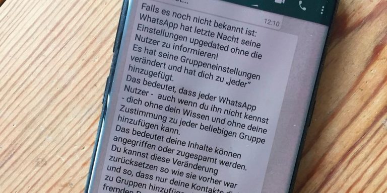 Paramètres du groupe WhatsApp : c’est derrière la lettre de la chaîne