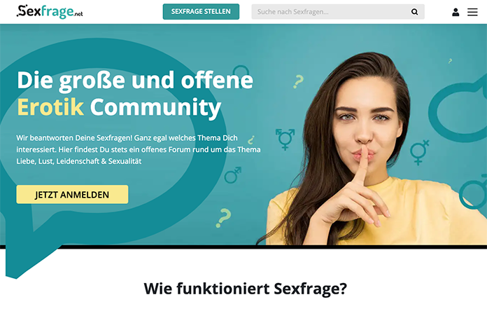 sexfrage.net forum de connaissances sur la sexualité
