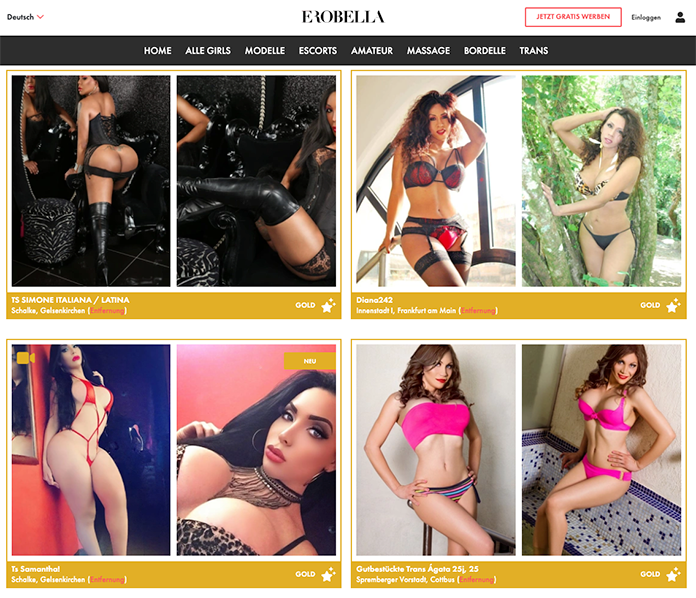 Réservez des transsexuelles sur erobella.com