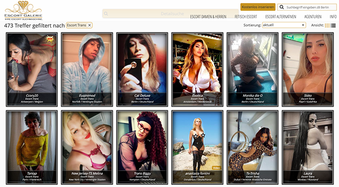Transsexuels et shemales dans votre région sur escort-galerie.de